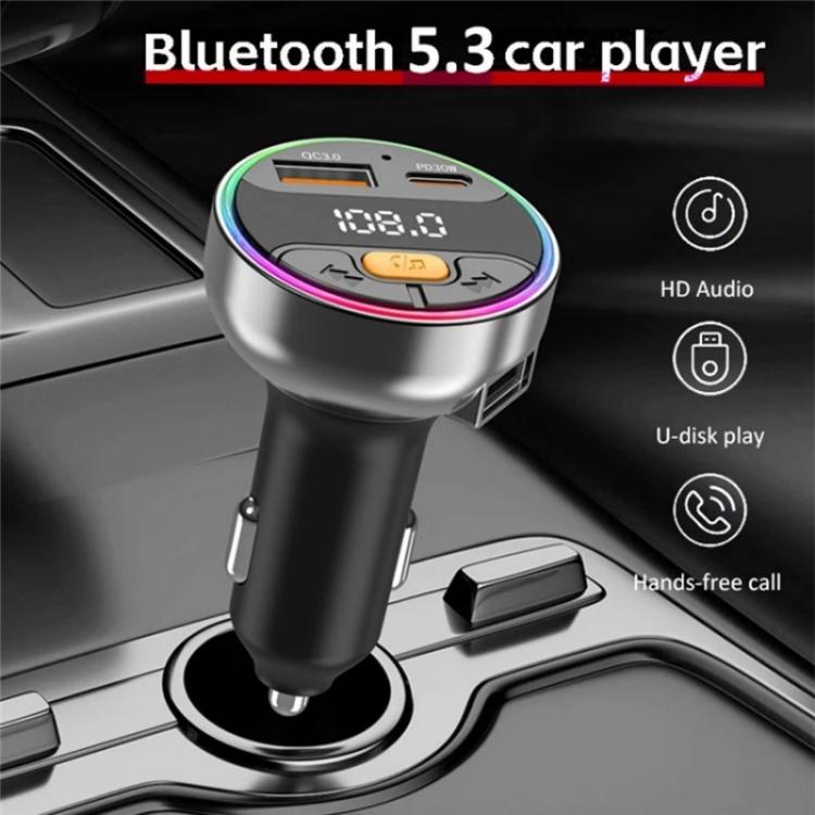 C9S QC3.0 PD 30W Charger FM Transmitter Multifunctional Bluetooth Car MP3 Player - Bluetooth Car Kits by PMC TechLife | Online Shopping South Africa | PMC TechLife | Buy Now Pay Later Mobicred