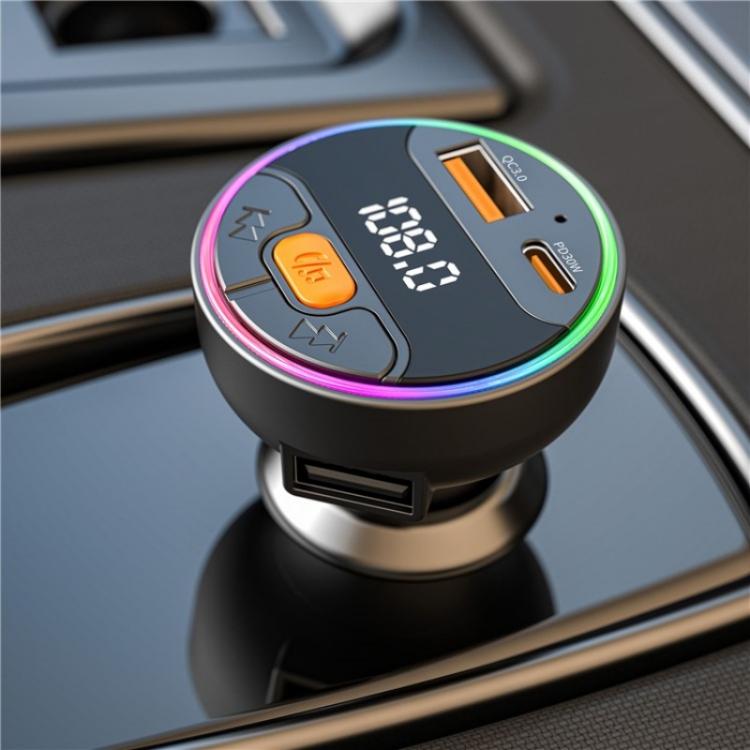C9S QC3.0 PD 30W Charger FM Transmitter Multifunctional Bluetooth Car MP3 Player - Bluetooth Car Kits by PMC TechLife | Online Shopping South Africa | PMC TechLife | Buy Now Pay Later Mobicred