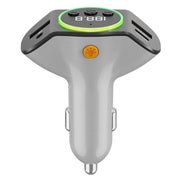 C8 Bluetooth 5.3 Receiver Hands-Free Calling with AUX Port Dual USB Port Car Charger(Grey)