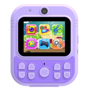 E8 2.4 Inch Screen Photo Printing Video Recorder Multifunctional Kids Dual Lens Camera(Pink)