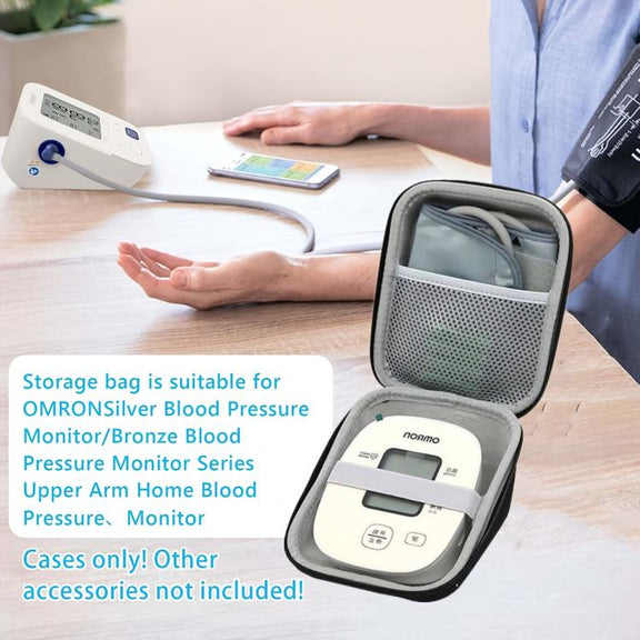 For Omron / Yuyue Portable Electronic Blood Pressure Device Storage Protective Bag, Specification:Without Mesh Bag