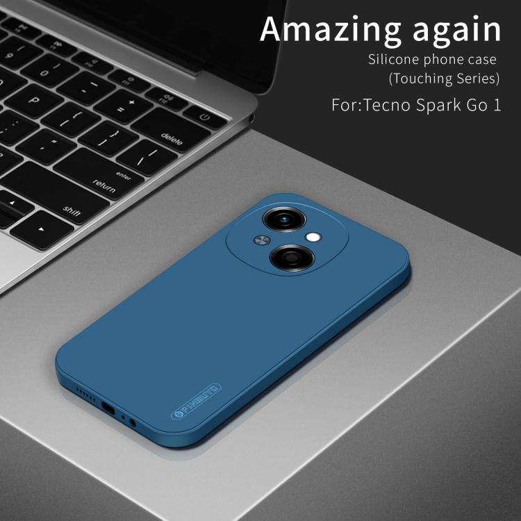 For Tecno Spark Go 2025 / Go 1 PINWUYO Sense Series Liquid Silicone TPU Phone Case(Black)