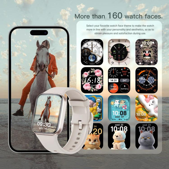 Q23 Pro 1.83 inch Color Screen IP68 Water-resistant Bluetooth Call Smart Watch, Support Wellness Tracking(Blue)