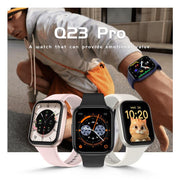 Q23 Pro 1.83 inch Color Screen IP68 Water-resistant Bluetooth Call Smart Watch, Support Wellness Tracking(Blue)