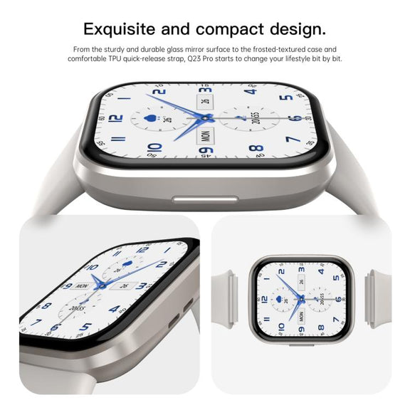 Q23 Pro 1.83 inch Color Screen IP68 Water-resistant Bluetooth Call Smart Watch, Support Wellness Tracking(Blue)
