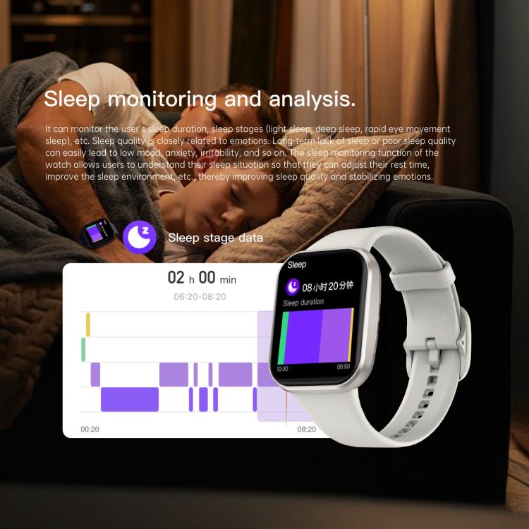 Q23 Pro 1.83 inch Color Screen IP68 Waterproof Bluetooth Call Smart Watch, Support Health Monitoring(Blue) - Smart Watches by PMC TechLife | Online Shopping South Africa | PMC TechLife | Buy Now Pay Later Mobicred