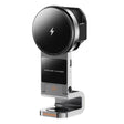 SD16 For Phone Watch Earphone Car Air Vent Phone Holder Magnetic 3 in 1 Wireless Charger(Grey) - Car Charger by PMC TechLife | Online Shopping South Africa | PMC TechLife | Buy Now Pay Later Mobicred
