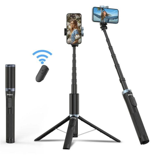 JMARY KT-259 360 Degree Rotating Phone Clip Retractable Selfie Stick Tripod - free shipping - PMC Jewellery - Order now!