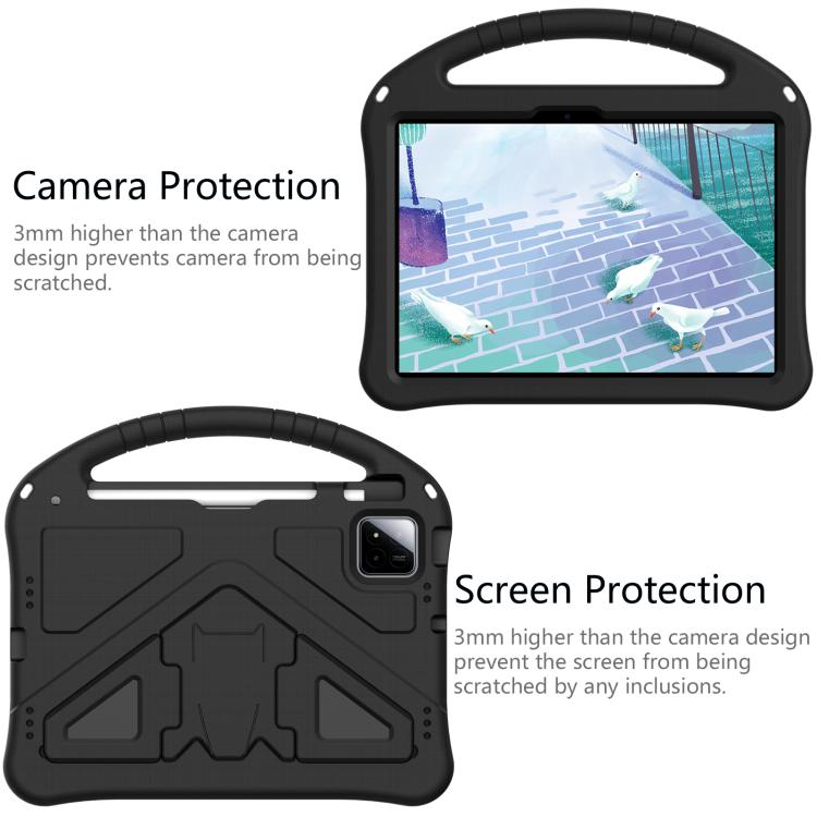 For onn. Tablet Pro 11 2024 EVA Shockproof Tablet Case with Holder(Black) - Others by PMC TechLife | Online Shopping South Africa | PMC TechLife | Buy Now Pay Later Mobicred