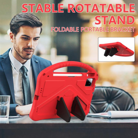 For onn. Tablet Pro 11 2024 EVA Shockproof Tablet Case with Holder(Red)