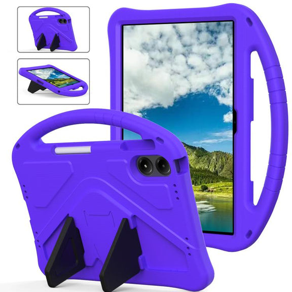 For onn. 12.1 Tablet Pro 2024 EVA Shockproof Tablet Case with Holder(Purple)