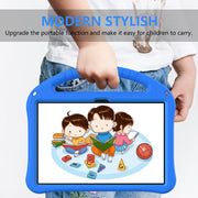 For onn. 10.1 Tablet Gen 4 2024 EVA Shockproof Tablet Case with Holder(Blue)
