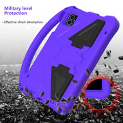For onn. 10.1 Tablet Gen 4 2024 EVA Shockproof Tablet Case with Holder(Purple)