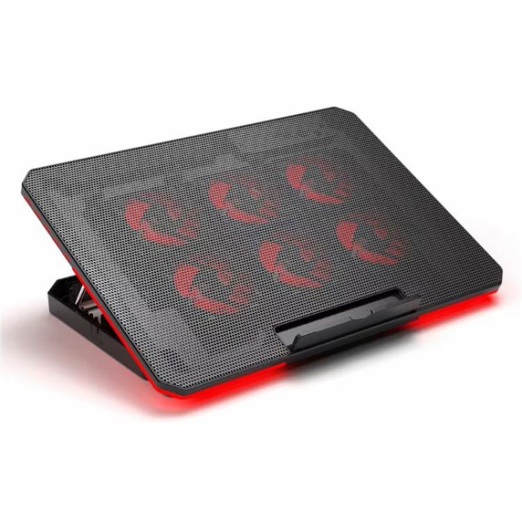 X8 Adjustable Height Notebook Cooler Foldable Laptop Stand 6 ARGB Fans Cooling Pad - Cooling Pads by PMC TechLife | Online Shopping South Africa | PMC TechLife | Buy Now Pay Later Mobicred