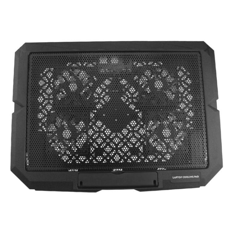 X4 4 Fan 7-Speed Control Noiseless Height Adjustable Stand Laptop Cooling Pad - Cooling Pads by PMC TechLife | Online Shopping South Africa | PMC TechLife | Buy Now Pay Later Mobicred
