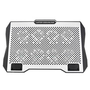 S608 RGB Light 8 Silent Fans Adjustable Height Stand Laptop Cooling Pad with Phone Holder