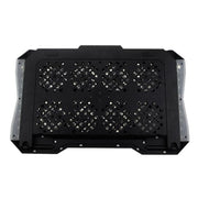 S608 RGB Light 8 Silent Fans Adjustable Height Stand Laptop Cooling Pad with Phone Holder