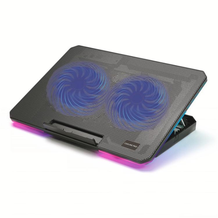 CP252 Adjustable Angle Notebook Cooler Stand Dual Fan Laptop Cooling Pad - Cooling Pads by PMC TechLife | Online Shopping South Africa | PMC TechLife | Buy Now Pay Later Mobicred