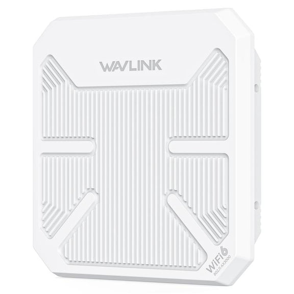 WAVLINK WN573HP3 Built-In 12dBi Directional Antenna Outdoor AX3000 Dual Band Repeater, Plug:EU Plug