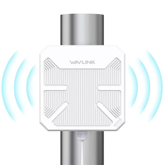 WAVLINK WN573HP3 Built-In 12dBi Directional Antenna Outdoor AX3000 Dual Band Repeater, Plug:EU Plug