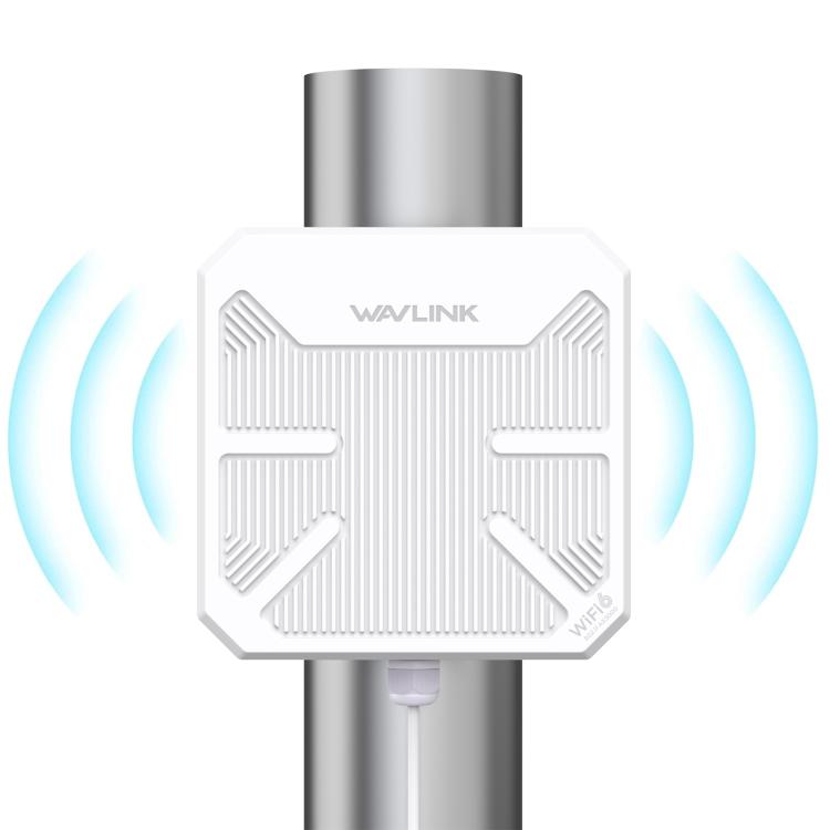 WAVLINK WN573HP3 Built-In 12dBi Directional Antenna Outdoor AX3000 Dual Band Repeater, Plug:US Plug
