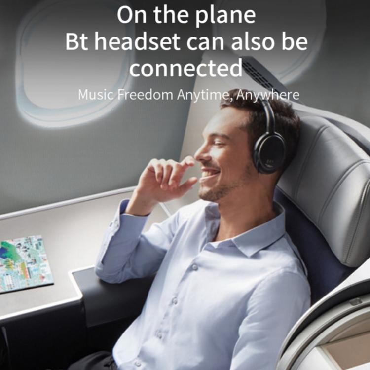 W10 Car Stereo Wireless Connection Audio Adapter 2 in 1 Car Bluetooth 5.3 Receiver Transmitter - Bluetooth Adapters by PMc TechLife | Online Shopping South Africa | PMc TechLife | Buy Now Pay Later Mobicred