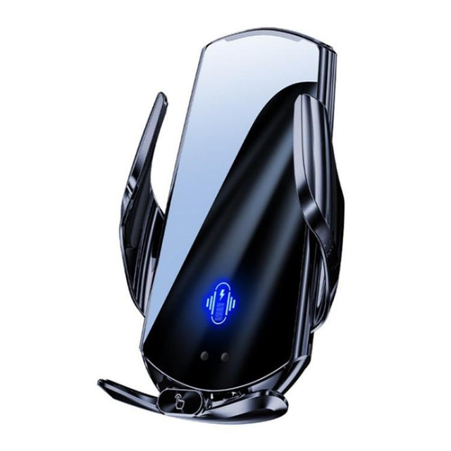 Q15 Car Vehicle Navigation Phone Holder Car Air Vent Mount Magnetic Wireless Charging Stand(Black)