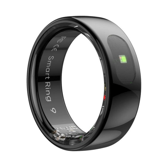 R08 SIZE 8 Smart Ring, Support Heart Rate / Blood Oxygen / Sleep / Multiple Sports Modes(Black)