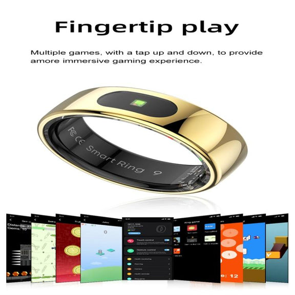 R08 SIZE 8 Smart Ring, Support Heart Rate / Blood Oxygen / Sleep / Multiple Sports Modes(Silver)