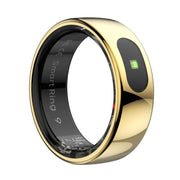 R08 SIZE 10 Smart Ring, Support Heart Rate / Blood Oxygen / Sleep / Multiple Sports Modes(Gold)