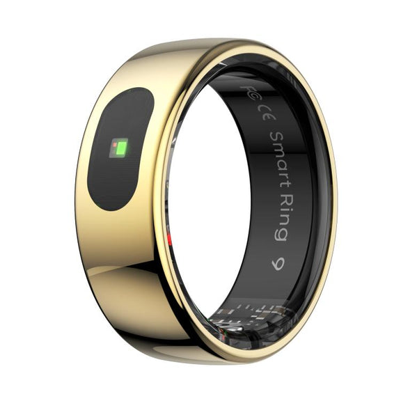 R08 SIZE 10 Smart Ring, Support Heart Rate / Blood Oxygen / Sleep / Multiple Sports Modes(Gold)