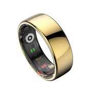 R08 SIZE 10 Smart Ring, Support Heart Rate / Blood Oxygen / Sleep / Multiple Sports Modes(Gold)
