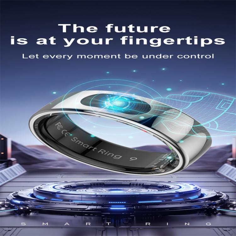R08 SIZE 11 Smart Ring, Support Heart Rate / Blood Oxygen / Sleep / Multiple Sports Modes(Black)