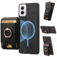 For Motorola Moto G Power 5G 2024 Retro Splitable Magnetic Stand Card Bag Leather Phone Case(Black) - Motorola Cases by PMC TechLife | Online Shopping South Africa | PMC TechLife | Buy Now Pay Later Mobicred