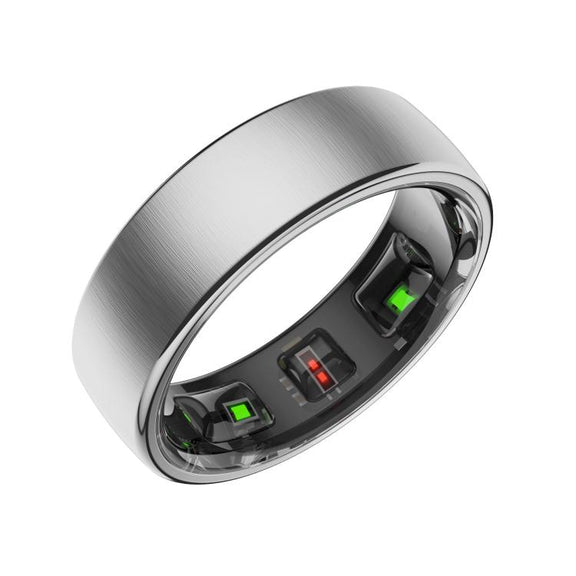R10 SIZE 7 Smart Ring, Support Heart Rate / Blood Oxygen / Sleep / Multiple Sports Modes(Silver)