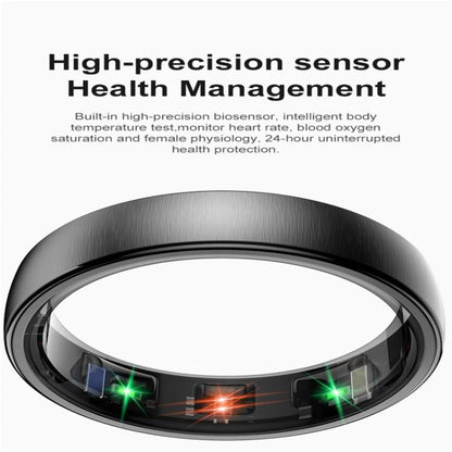 R10 SIZE 7 Smart Ring, Support Heart Rate / Blood Oxygen / Sleep / Multiple Sports Modes(Silver) - free shipping - PMC Jewellery - Order now!