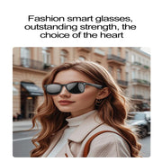 W100 Smart Glasses, Support AI Conversation / AI Intelligent Translation / Bluetooth Call(Black)