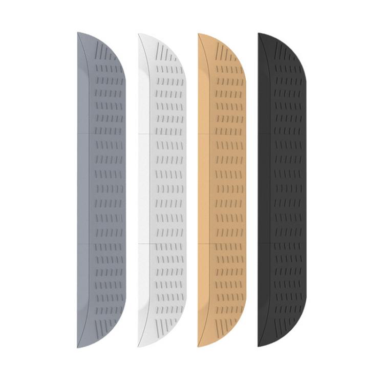 JUNSUNMAY For Ecovacs / iRobot / Mijia / Dreame Sweeping Robot Universal Threshold Bars Ramp Mat(Grey)