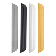 JUNSUNMAY For Ecovacs / iRobot / Mijia / Dreame Sweeping Robot Universal Silicone Threshold Bars Ramp Mat(Black)
