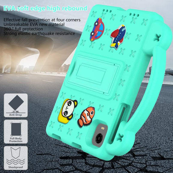 For Alldocube iPlay Mini 2 2024 Handle Kickstand Children EVA Shockproof Tablet Case(Mint Green)