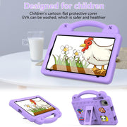 For Alldocube iPlay Mini 2 2024 Handle Kickstand Children EVA Shockproof Tablet Case(Light Purple)