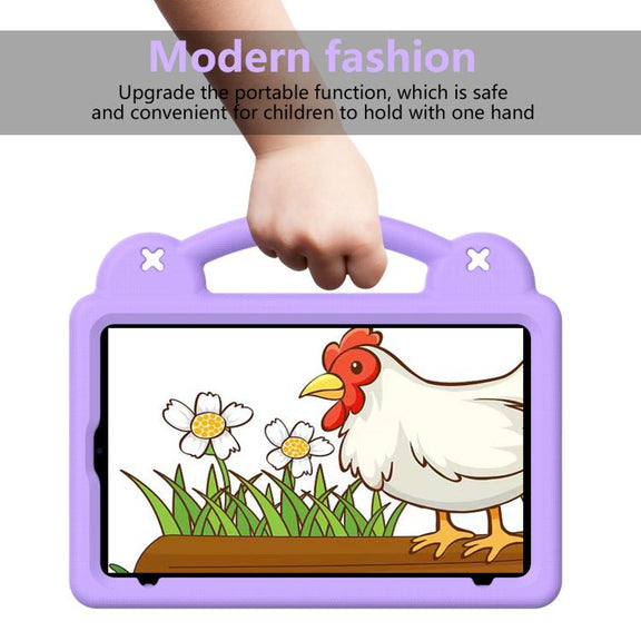 For Alldocube iPlay Mini 2 2024 Handle Kickstand Children EVA Shockproof Tablet Case(Light Purple)