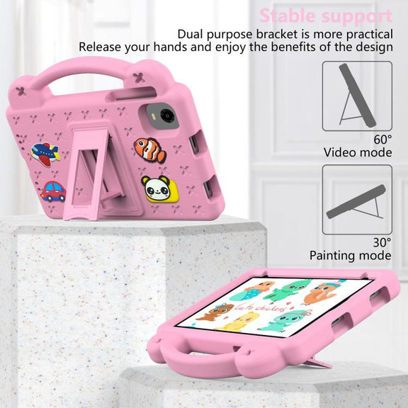 For Alldocube iPlay 60 Mini Turbo 2024 Handle Kickstand Children EVA Shockproof Tablet Case(Pink)