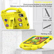 For Alldocube iPlay 60 Mini Turbo 2024 Handle Kickstand Children EVA Shockproof Tablet Case(Yellow)
