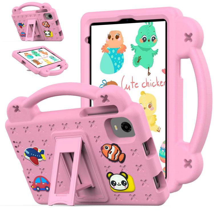 For Alldocube iPlay 50 Mini Pro 2023 8.4 Handle Kickstand Children EVA Shockproof Tablet Case(Pink) - CUBE by PMC TechLife | Online Shopping South Africa | PMC TechLife | Buy Now Pay Later Mobicred