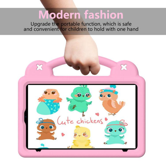 For Alldocube iPlay 50 Mini Pro 2023 8.4 Handle Kickstand Children EVA Shockproof Tablet Case(Pink)