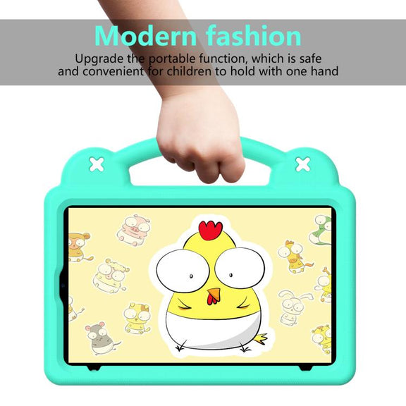 For Alldocube iPlay 50 Mini Pro 2023 8.4 Handle Kickstand Children EVA Shockproof Tablet Case(Mint Green)
