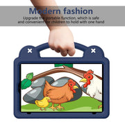 For Alldocube iPlay 50 Mini Pro 2023 8.4 Handle Kickstand Children EVA Shockproof Tablet Case(Navy Blue)