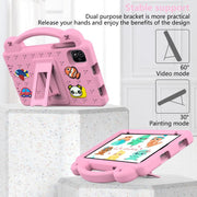 For NEC Lavie Tab T11 T1155 2024 Handle Kickstand Children EVA Shockproof Tablet Case(Pink)