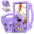 For NEC Lavie Tab T11 T1155 2024 Handle Kickstand Children EVA Shockproof Tablet Case(Light Purple) - Others by PMC TechLife | Online Shopping South Africa | PMC TechLife | Buy Now Pay Later Mobicred